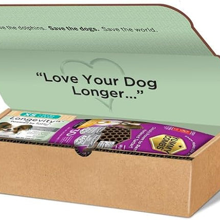 Longevity15 C15:0 Dog Health Supplement (30-Day Supply) & Yummy Combs Dog Dental Treats (8oz Bag) for Extra Small Dogs – C15:0 Fatty Acid for Daily Wellness, Food Topper – VOHC Approved Oral Care