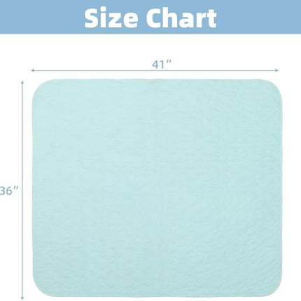 KOOLTAIL Washable Pee Pads for Dogs - Waterproof Dog Mat Non-Slip Puppy Potty Training Pads, Reusable Whelping Pads for Dog Crate PlayPen