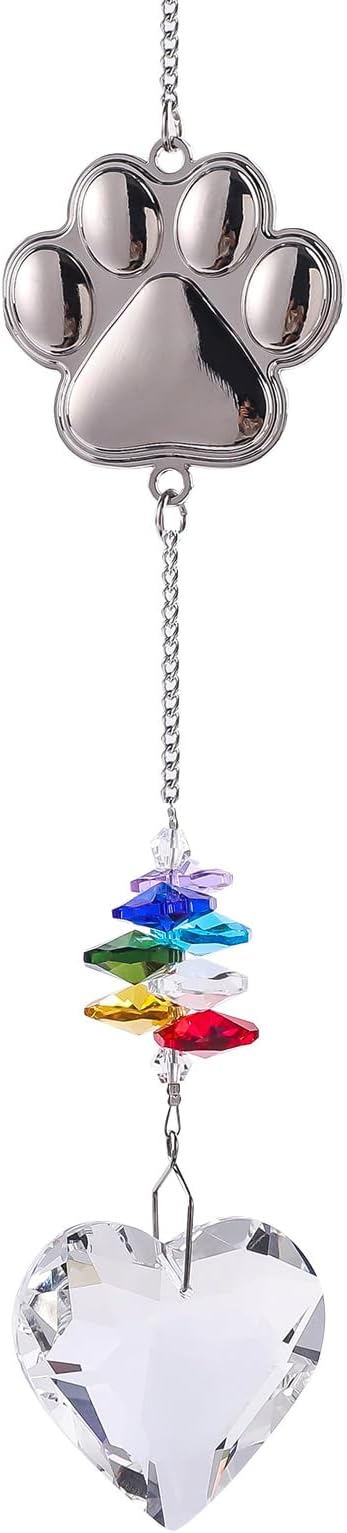 Pet Memorial Suncatcher,Dog Memorial Gifts for Loss of Dog,Cats Remembrance,Pet Loss Sympathy Gift,Bereavement Gifts(Metal)