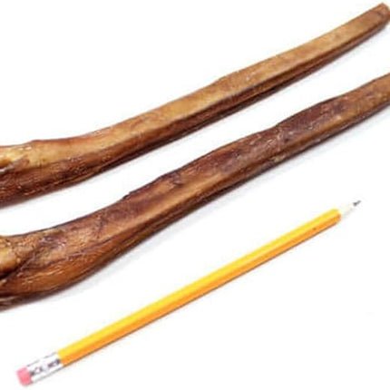 Supreme 12-inch Jumbo Bully Sticks by Sancho and Lola’s (5 Pack) All-Natural, Long-Lasting Dog Chew Treats - Free-Range, Grass-Fed Beef - Low Odor