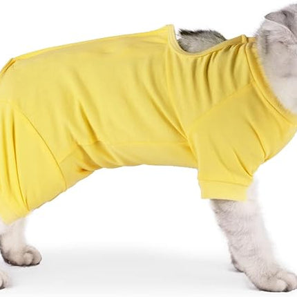 LIANZIMAU Cat Surgical Recovery Suit Professional for Male Female Dog Abdominal Wounds Cone E-Collar Alternative Anti-Licking Pet Surgical Recovery Pajama Suit Soft Fabric Onesie for Cats