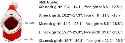 Hotumn Funny Winter Dog & Cat Beanies Cap with Pompon, Red, Medium, Wool, Acrylic/Cotton, Christmas, Solid, Not Water Resistant, Unisex, Pull On, Winter, Pet Hats, Dog Hat