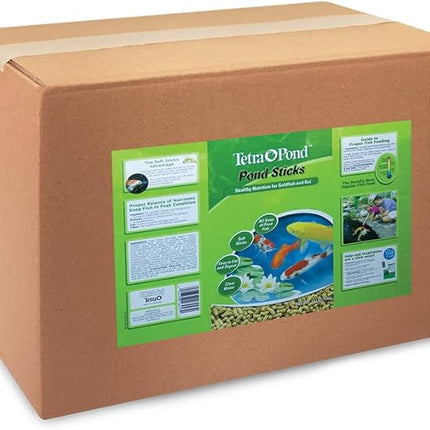 Tetra Pond Sticks, Koi Fish & Goldfish Food, Soft Sticks, Easy to Digest Floating Pond Fish Food, 11 pounds