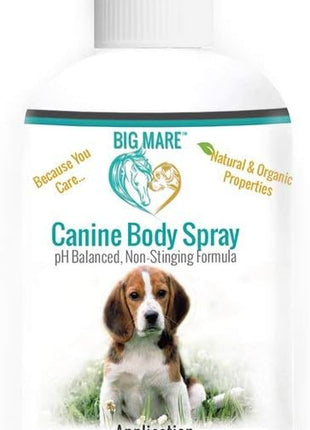 Big Mare Dog Body Spray | Clinically Proven Effective On Hotspots, Yeast, Dermatitis, Staph, Ringworm, Hair Loss, & More. Antibacterial & Antifungal | Veterinary Approved & Recommended. (8 oz)