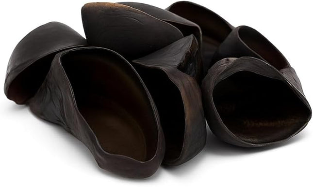 Jack & Pup Cow Hooves for Dogs, Natural Long Lasting Dog Hooves for Large and Small Breeds, Single Ingredient Cow Hoof, Dog Treats Alternative for Rawhide and Bully Sticks - 25 Pack