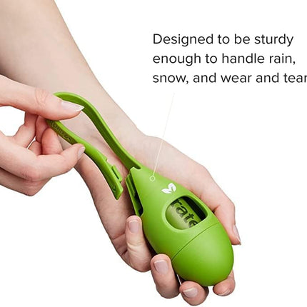 Earth Rated Dog Poop Bag Holder with Dog Poop Bags, Durable and Guaranteed Leakproof, Lavender Scented, 1 Dispenser and 15 Bags