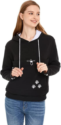 LINYUCHEN Cat Dog Pouch Hoodie Large Pet Pouch Sweatshirt Puppy Kitten Holder Carrier Pullover Shirt Unisex Hoodies