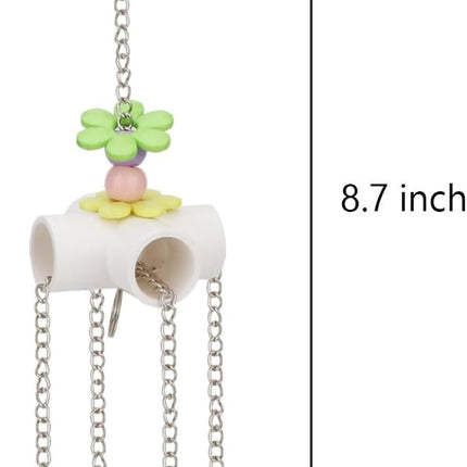 Bird Parrot Bells Toy with Sweet Sound for Budgie Parakeet Cockatiel Conure African Grey Lovebird