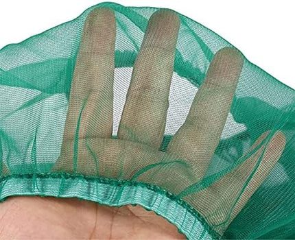 Bird Cage Seed Catcher (2 Pack), Airy Gauze Bird Cage Cover Seeds Guard Dust-Proof Universal Birdcage Accessories Mesh Net Cover (Blue + Green, XL)