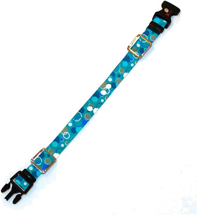 Electric Dog Fence Replacement Dog Collar Strap | Large 18" - 27" | Blue Bubble | Compatible with Other Brands of Fence Collar