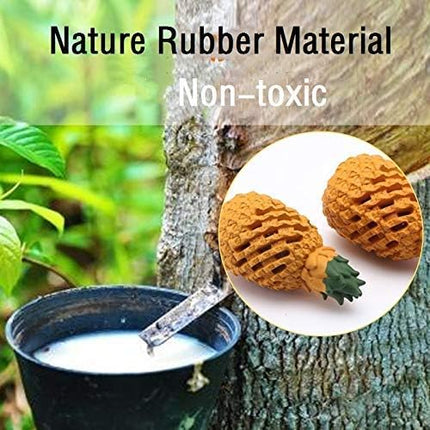 Pineapple Dog Toys for Large Dogs Puppy, Dog Chew Toys for Small Medium Dogs to Keep Them Busy, Interactive Dog Toys Tough Dog Puzzle Toys Treat Dispensing Durable Dog Dental Chew