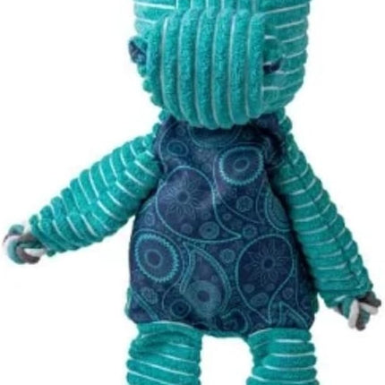 KONG Floppy Knots - Durable No‑Stuffing Squeaky Rope & Plush Dog Toy - for Teething, Playing (Hippo, Extra Large)