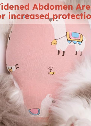 Cat Recovery Suit for Spay Abdominal Wounds, Breathable Cat Onesie for Cats After Surgery Female, Kitten Surgical Recovery Suit Female Cone of Shame Alternative for Cats Anti Licking