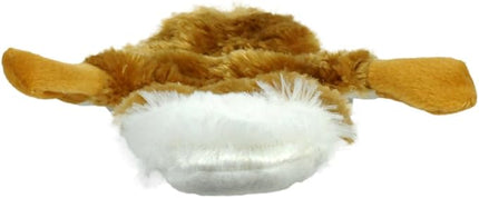 Hyper Pet Critter Skinz Fox Plush Dog Toy with Squeaker, Large