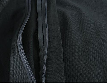 Dogbed4less Orthopedic Gel Infused Memory Foam Dog Bed, Waterproof Liner with Durable Washable Black Canvas Cover, 37X27X4 Inch