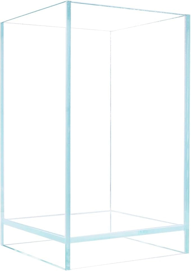 Nano Tall Rimless Aquarium Low Iron Frameless Fish Tank, Extra Clear with Floating Air Style, for Aquariums or Terrariums