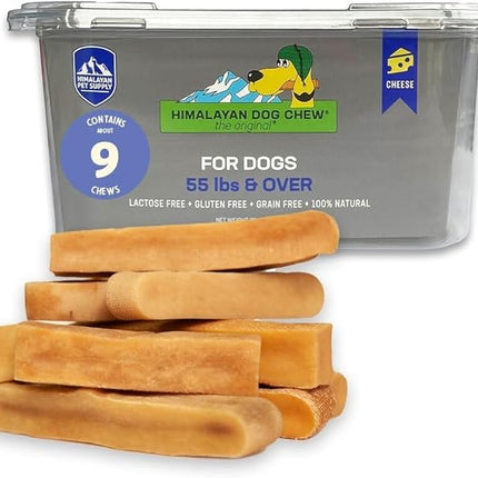 Himalayan Cheese Chews | Long Lasting, Stain Free, Protein Rich, Low Odor | 100% Natural, Healthy & Safe | No Lactose, Gluten Or Grains | 3.0 lbs BULK TUB | XLARGE | for s 55 Lbs & Larger