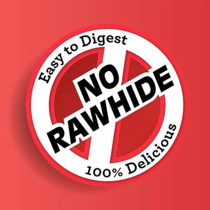 DreamBone Mini Chews, Made with Real Bacon and Cheese Flavor, Rawhide Free Dog Chews, 24 Count