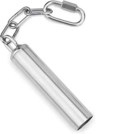 Hypeety Stainless Steel Bell Bird Toys Chew Toy for Parrot, Macaw, African Greys, Small Cockatoo, Parakeet, Cockatiels Heavy Duty Bird Cage Stand Toys (2 PCS-S)