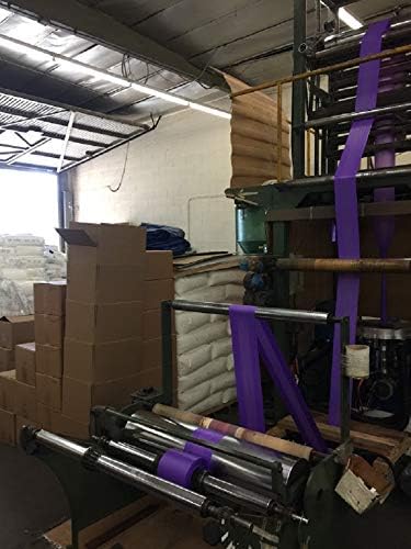 200 Black Easy Open & Easy-tie Handle 15" Strong Leak- Proof Poop Bags, Dog Waste Bags Made in USA (not on rolls) (Purple)