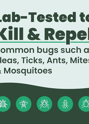 Cedarcide Original & Tickshield Family Pack | Natural Cedar & Lemongrass Oil Bug Spray | Eco-Friendly, Family-Safe Flea & Tick Repellent | Pack of 4, 1oz Spritzers