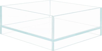 Nano Tall Rimless Aquarium Low Iron Frameless Fish Tank, Extra Clear with Floating Air Style, for Aquariums or Terrariums