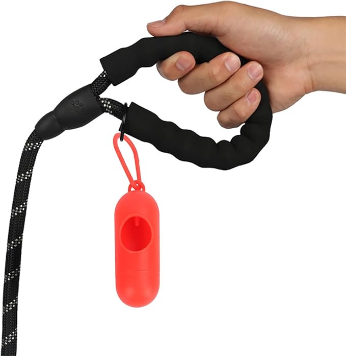 Biodegradable Dog Poop Bags Rolls with Pull-Ring Dispenser - 5 Fresh Scents, Large 9x13 Inch Plant-Based Bags, Leakproof & Easy Tear (Rose Scent, Red, 240 Count, 16 Rolls)