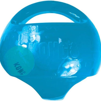 KONG Jumbler Ball - Interactive Toy for Dog & Puppy Playtime - Fetch Toy with Tennis Ball - Dog Supplies for Engaging Play - for Medium/Large Dogs - Assorted Colors