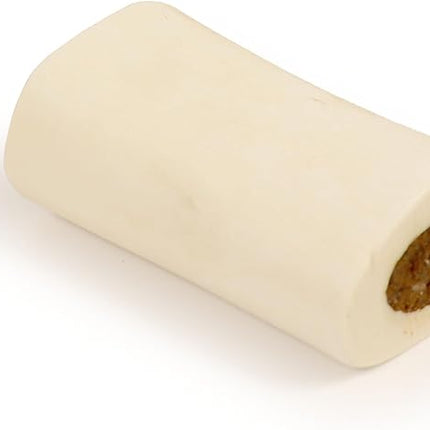 Cadet Stuffed Shin Bone, Long-Lasting Dog Chew Bones for Aggressive Chewers, High Protein Filled Bone Dental Chew for Dogs, Bacon & Cheese Flavor Filling, 3-4" for Small Dogs