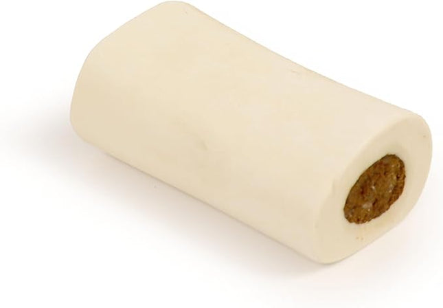 Cadet Stuffed Shin Bone, Long-Lasting Dog Chew Bones for Aggressive Chewers, High Protein Filled Bone Dental Chew for Dogs, Bacon & Cheese Flavor Filling, 3-4" for Small Dogs