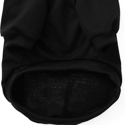 Halloween Pet Dog Cat Skull Hoodies Glowing Skeleton Bones Costume Outfit for Dogs Cats (2XL)