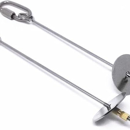 Honbay 2pcs Parrot Bird Rabbit Hutch Cage Fruit Vegetable Holder Skewer Foraging Toy Animal Treating Tool (L)