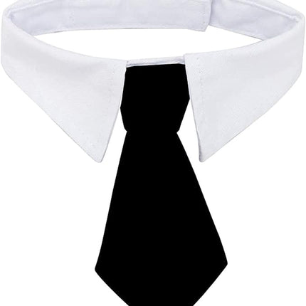 HUYADAPI Pet Bow Tie Adjustable Formal Collar Neck Tie and Costume Company Top Hat for Cats Dogs Puppy Pets, 2 Pieces