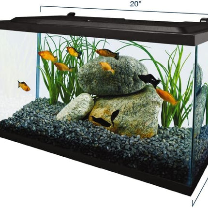 Tetra Aquarium, 10 Gallon, Complete Tropical Fish Tank Kit with LED Lighting for Freshwater Fish