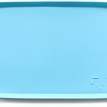 Hoki Found - Waterproof Pet Feeding Mats with High Lips, Multiple Size and Colors -A