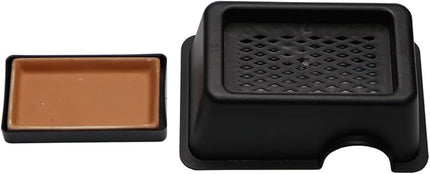 Hypeety Reptile Hide Box Humidifier Caves Water Supply Hideout with Sink Basin for Lizards Turtles Amphibians Small Snake