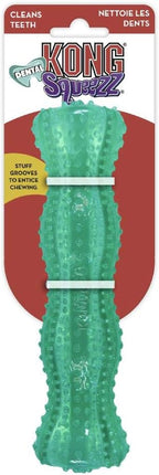 KONG Squeezz Dental Stick - Dog Toy for Cleaning Teeth - Flexible Chew Toy for Gentle & Mild Chewers - for Medium/Large Dogs