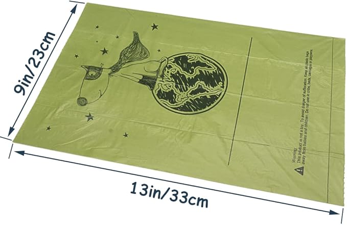 Ley's Dog Poop Bags 135 Count, Unscented Extra Thick Waste Bag with Dispenser, 100% Leak Proof, Doggie Bag Refill Rolls