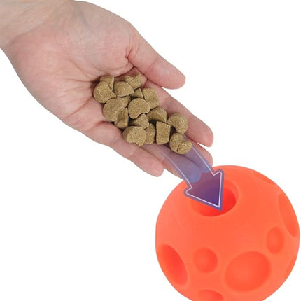 Omega Paw Authentic Tricky Treat Ball - Medium,Orange