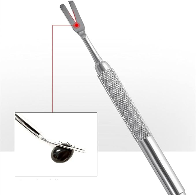 3 in 1 Tick Remover Kit, Stainless Steel Tick Remover Tweezers Tick Remover Tools Set for Pet Dog, Cat, Human with Storage Box