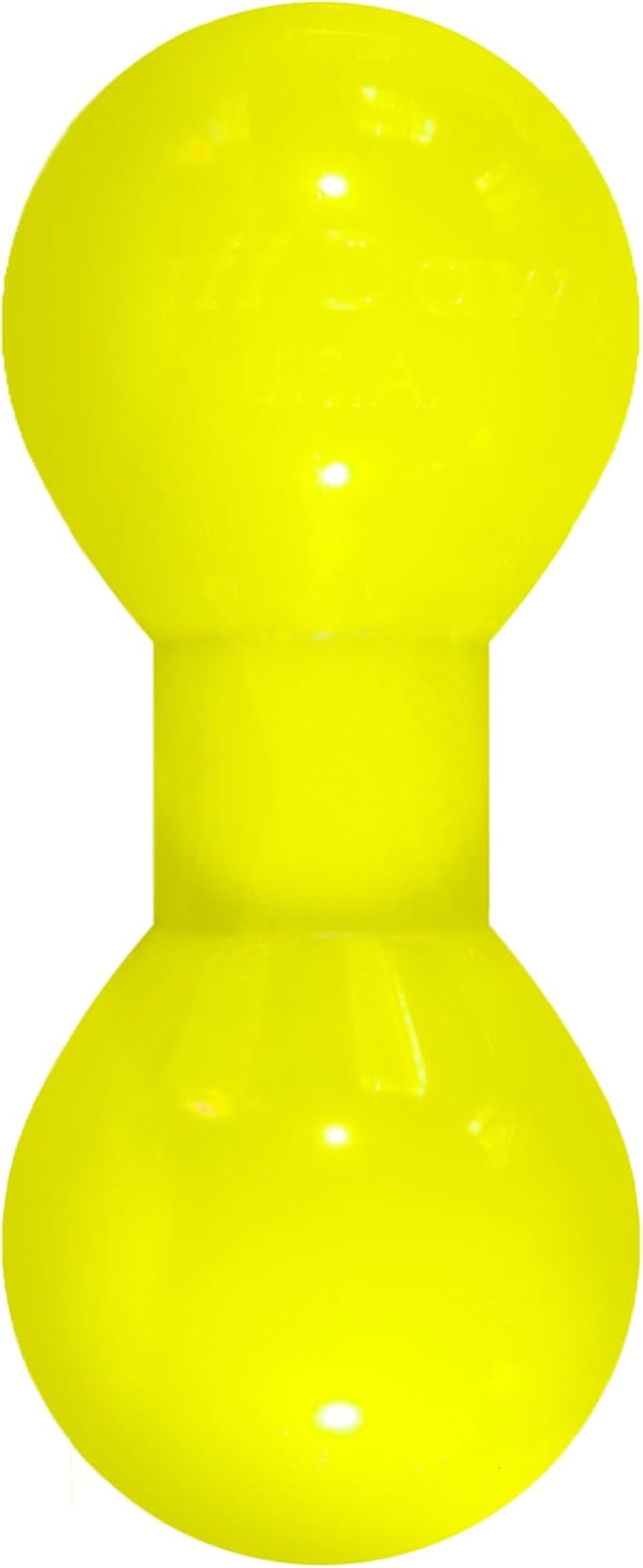 Ruff Dawg Ball – Durable Rubber Dog Toy – Made in USA – Bouncy Ball in Bright Neon Colors – Great for Fetch, Teething & Outdoor Play, Floats in Water