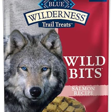Blue Buffalo Wilderness Trail Treats Wild Bits Training Treats for Dogs, Grain-free Dog Treats, Salmon Recipe, 10-oz. Bag