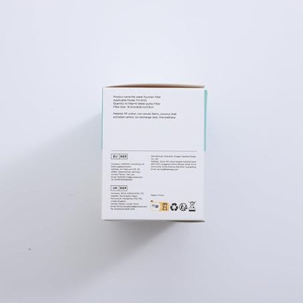 6 Pack of Filter & 6 Pump Sponges FEELNEEDY only for (FN-W05) 7L/1.8Gal Dog Water Fountain, Dog Water Bowl Dispenser