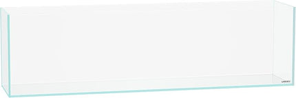 LANDEN 90L 10.8 Gal Rimless Low Iron Aquarium Long Fish Tank, Bookshelf Aquarium, W35.4×D7.87×H9.84 in(90x20x25cm) 6mm Thickness with Black Nano Foam Leveling mat Included