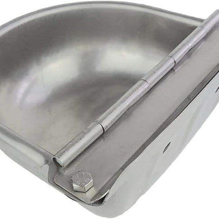 Automatic Water Feeder Trough Bowl with Pipe for Cattle Horse Goat Sheep Dog Animals Stainless Pet Livestock Tool