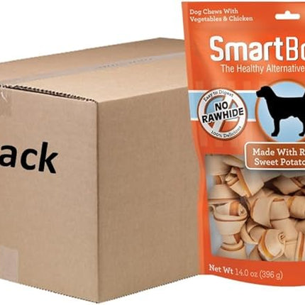 SmartBones Mini Chews With Real Sweet Potato, Rawhide-Free Chews For Dogs, 24 Count