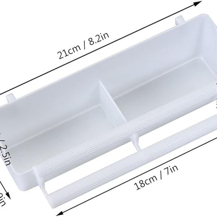 Bird Feeder/Dispenser for Cage, 4 Pack PP Material, Holds More Feeds, Double Cups Design, Perfect for Small Birds, Accessories Included