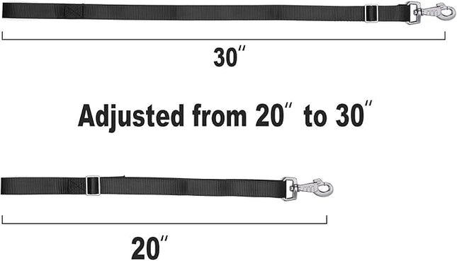 Rosemarie Horse Bucket Strap Hangers,Horse Suppliers Adjustable Nylon Straps up to 700 lbs for Hay Nets, Water Buckets,Hanging-Pratical and Easy Use(4 Pack) (Black)