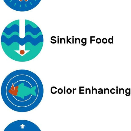 Hikari 042220 Carnivore Medium Sinking Pellets Marine Fish Food, One Size