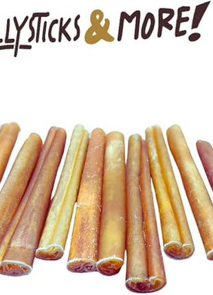 BULLYSTICKS & MORE 6 Inch Beef Collagen Sticks for Dogs (16 Count) - Bones for Dogs - No Hide Sticks Beef Cheek Rolls
